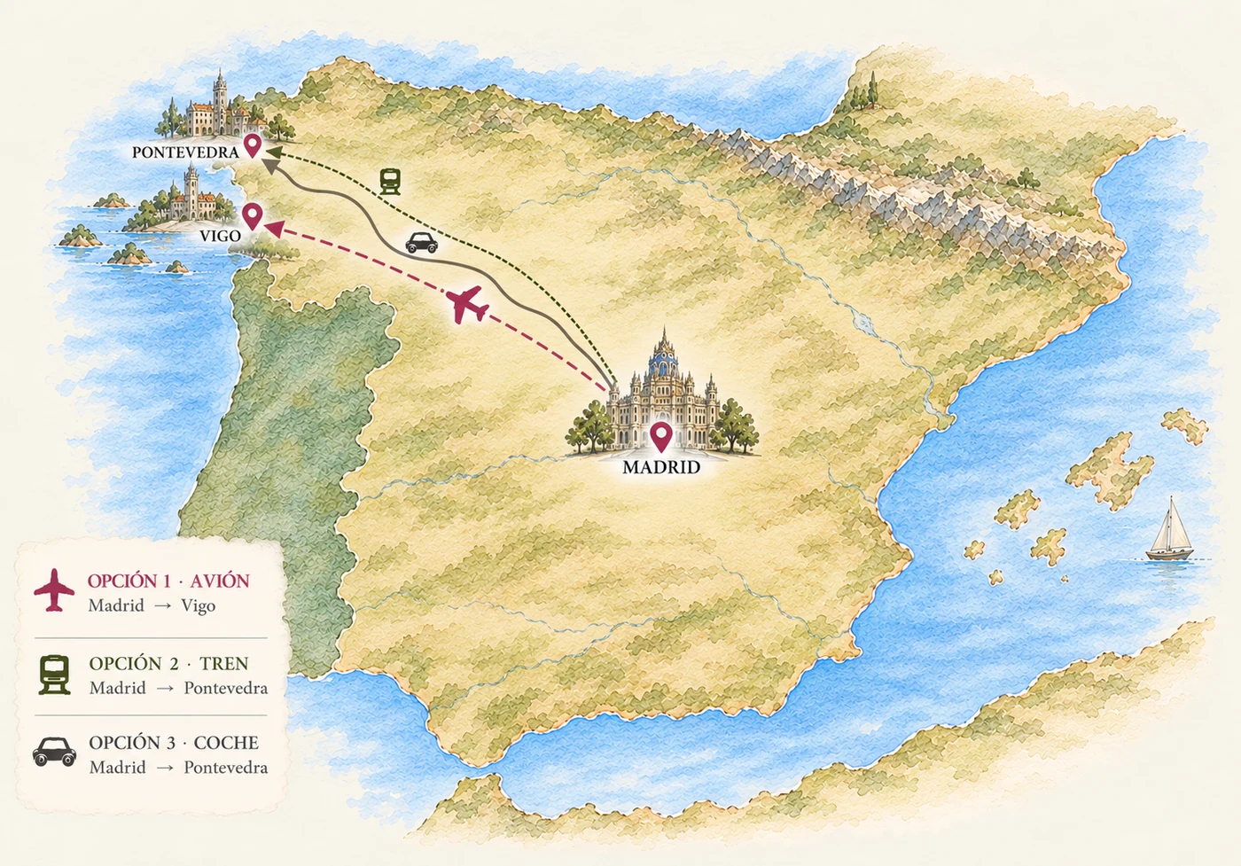 Mapa cómo llegar